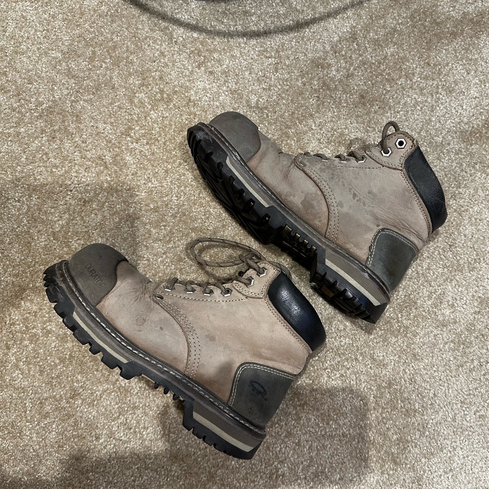 Steel toe boots - size 7